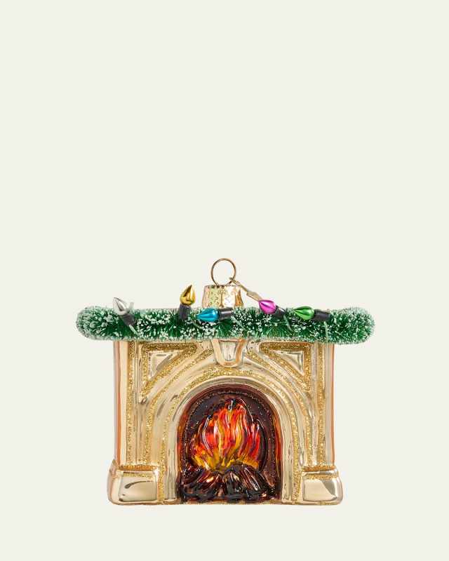 Fireplace Christmas Ornament